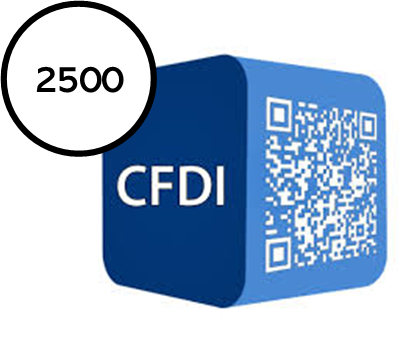 TIMBRES : 2500 - (CFDI 4.0 MÉXICO)