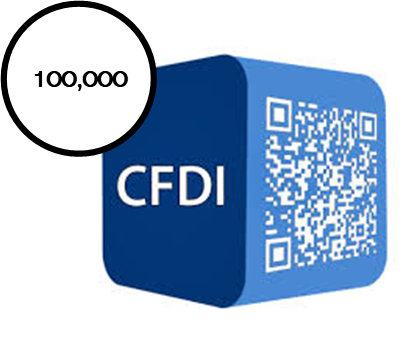 TIMBRES : 100,000 - (CFDI 4.0 MÉXICO)